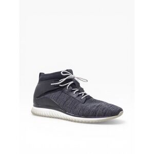 Cole Haan Mens GrandMotion Mid-Top Knit Sneakers Black C30660 Size 10.5M